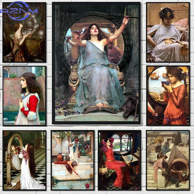 Vintage Collectible Posters - Pintura en lienzo, imagen artística para