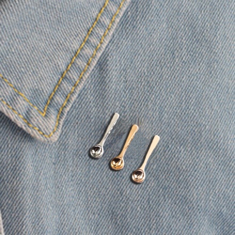 Vintage Collectible Spoons - Broche de cuchara de diseño moderno