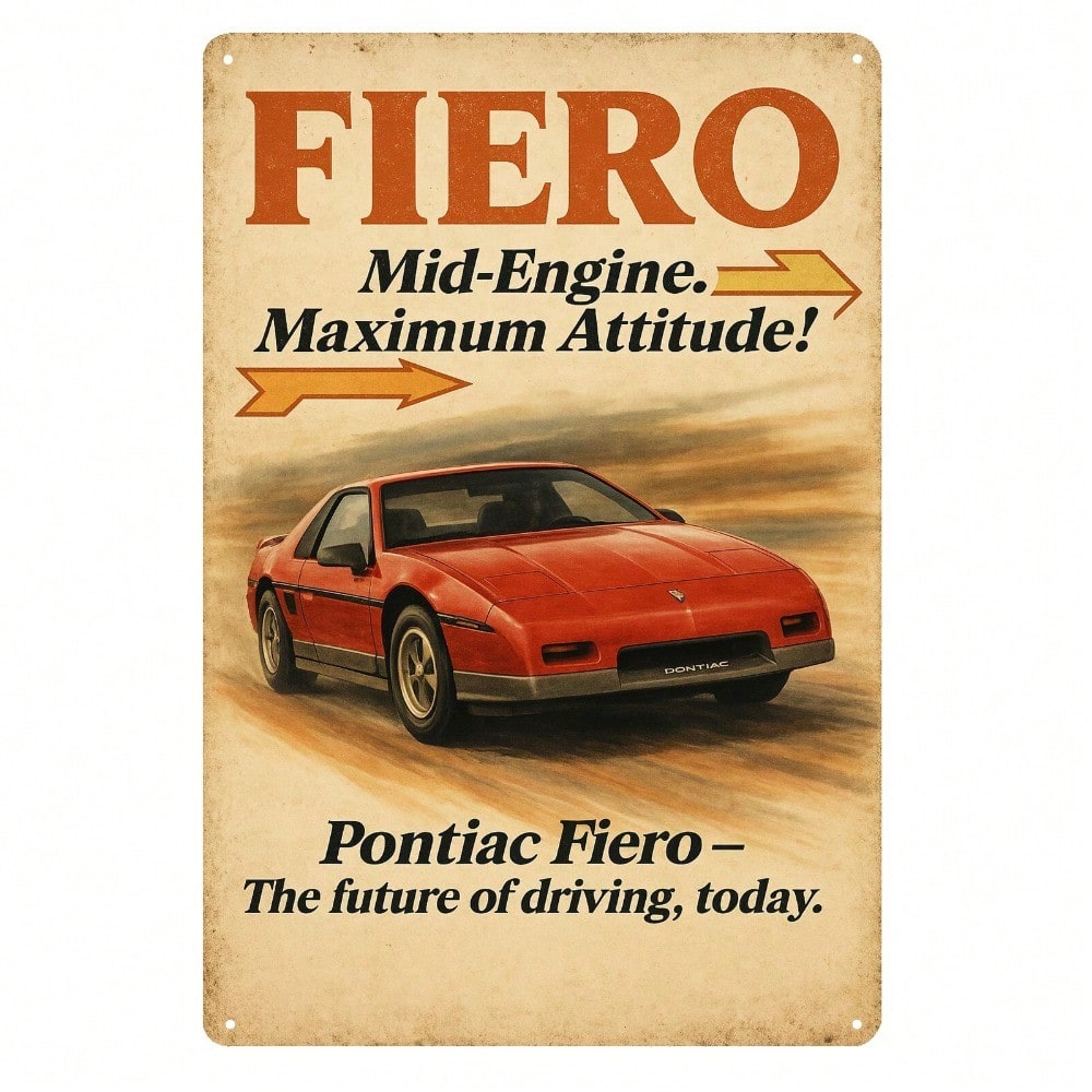 Vintage Collectible Posters - VSKFRS - Letrero Decorativo de Metal