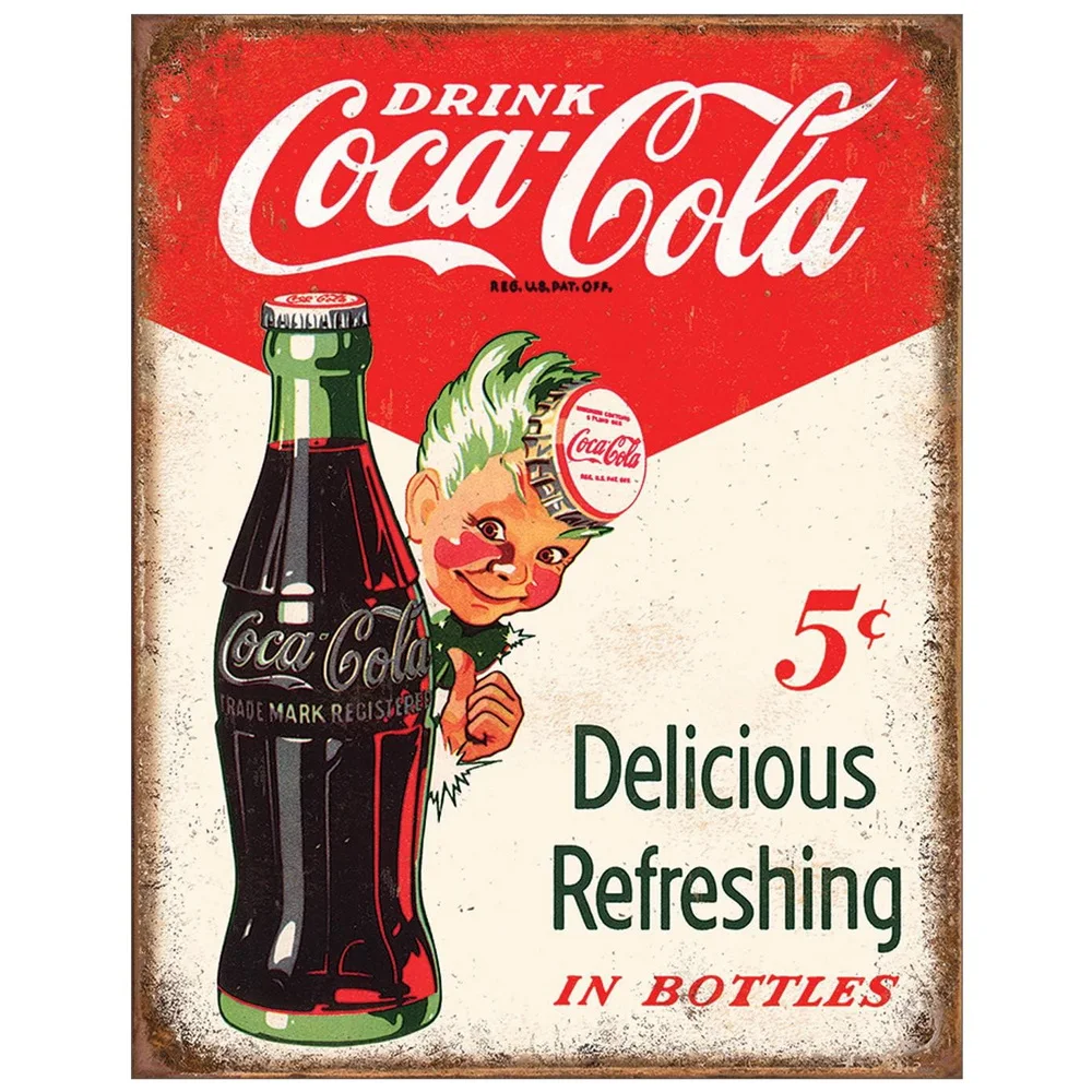 Letrero Metálico Retro de Soda - Vintage Collectible Plates reseña y precio