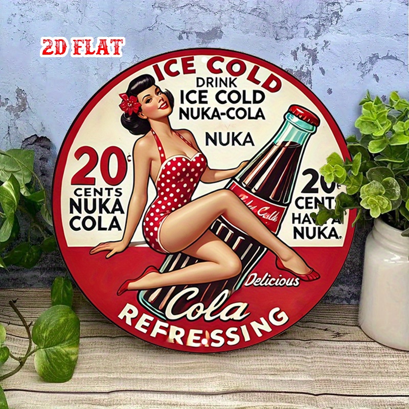 Letrero de aluminio redondo 2D - Vintage Collectible Plates reseña y precio