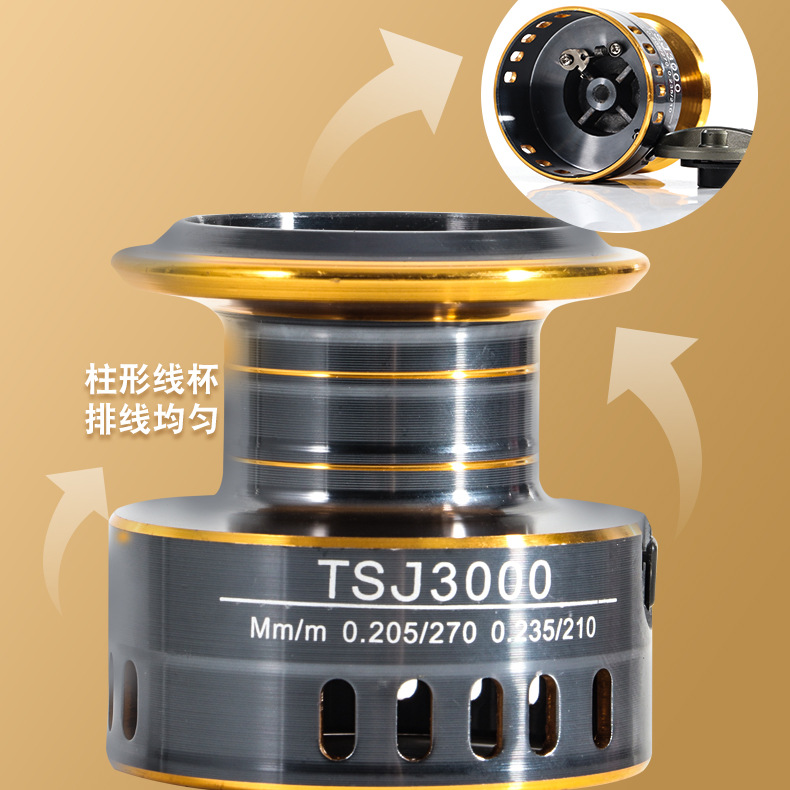 Carrete de pesca TSJ Metal Spi - Developing Tank Reel reseña y precio